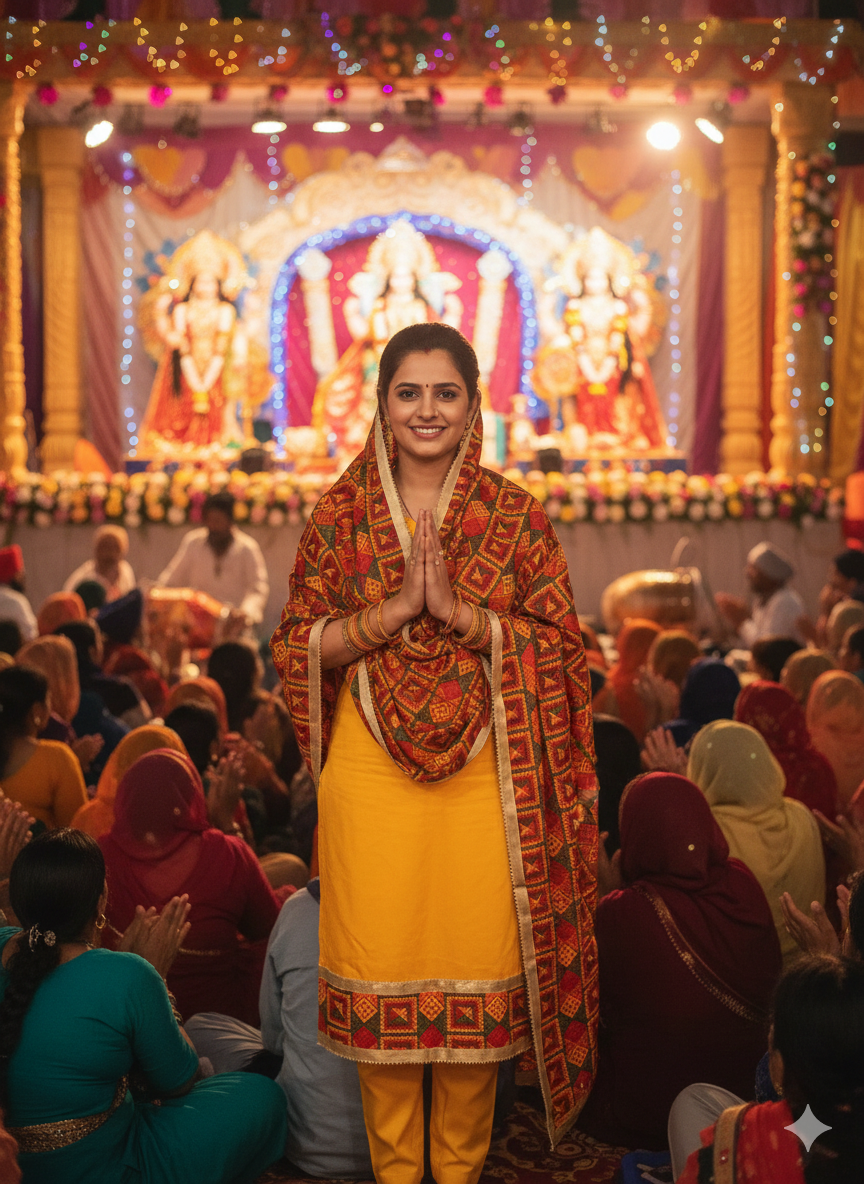 Unstitched PHULKARI suit