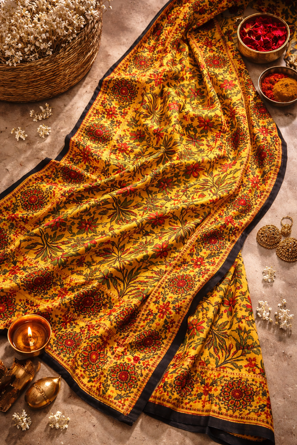 Kalamkari dupatta